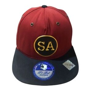 Pitbull SA Snapback Hat with Gold Logo